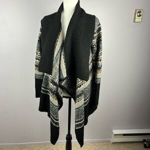 Kenzie Wide Collar Cardigan Size Large